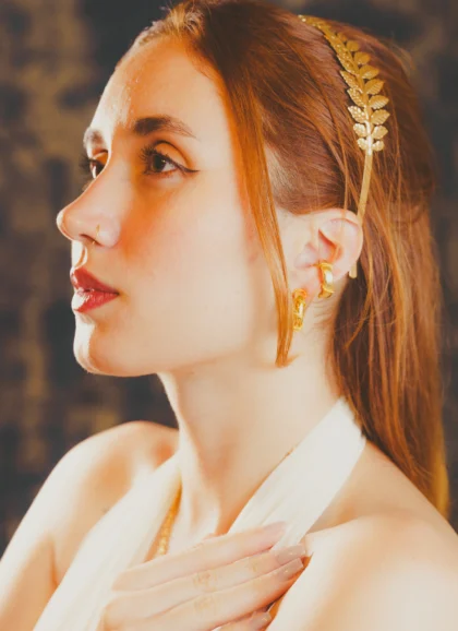 Golden Soul Goddess Earcuff