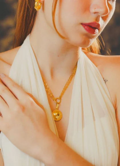 Golden Soul Goddess Necklace