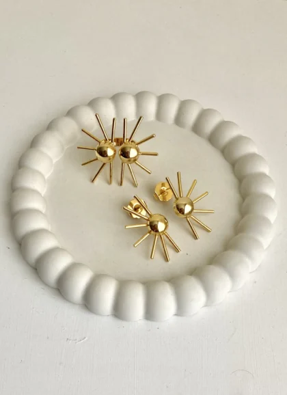 Golden Sun Earrings