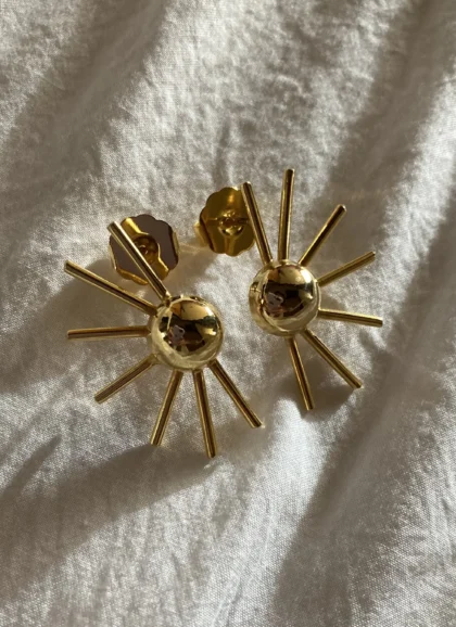 Golden Sun Earrings